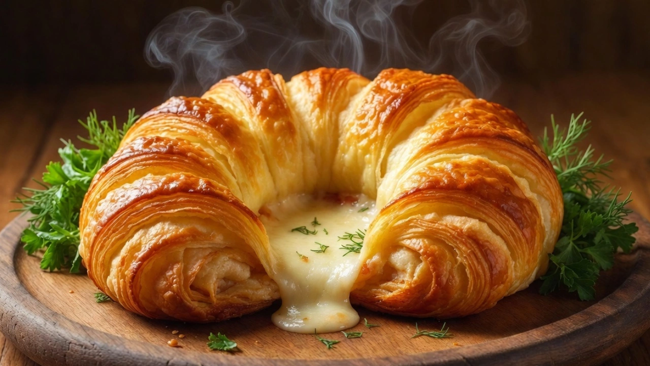 Cheesy Chicken Crescent Rolls