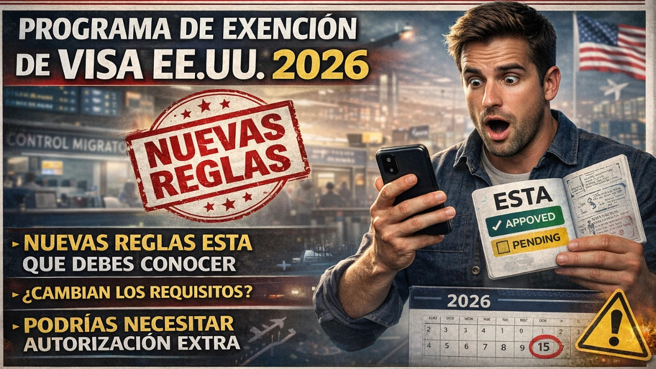 Programa De Exención De Visa EE.UU. 2026 - Nuevas Reglas ESTA Que Debes Conocer
