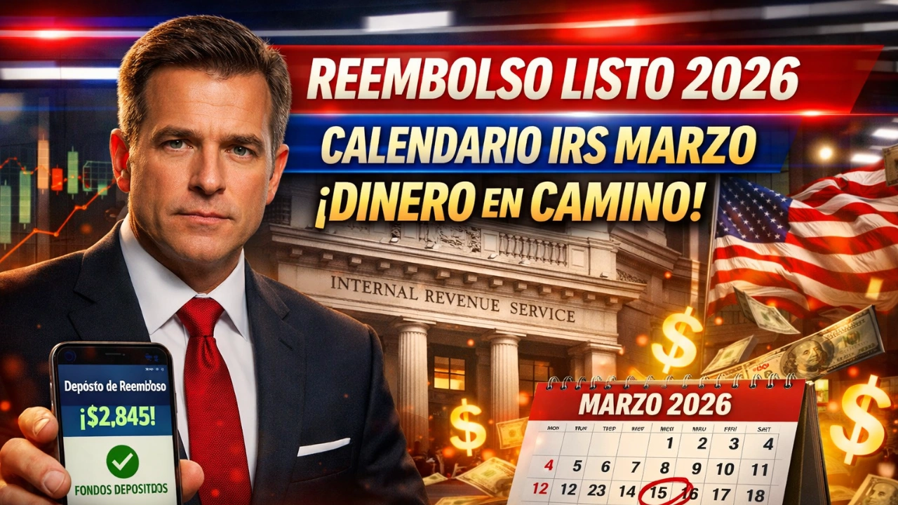 Reembolso Listo 2026 - Calendario Completo De Devoluciones Del IRS En Marzo