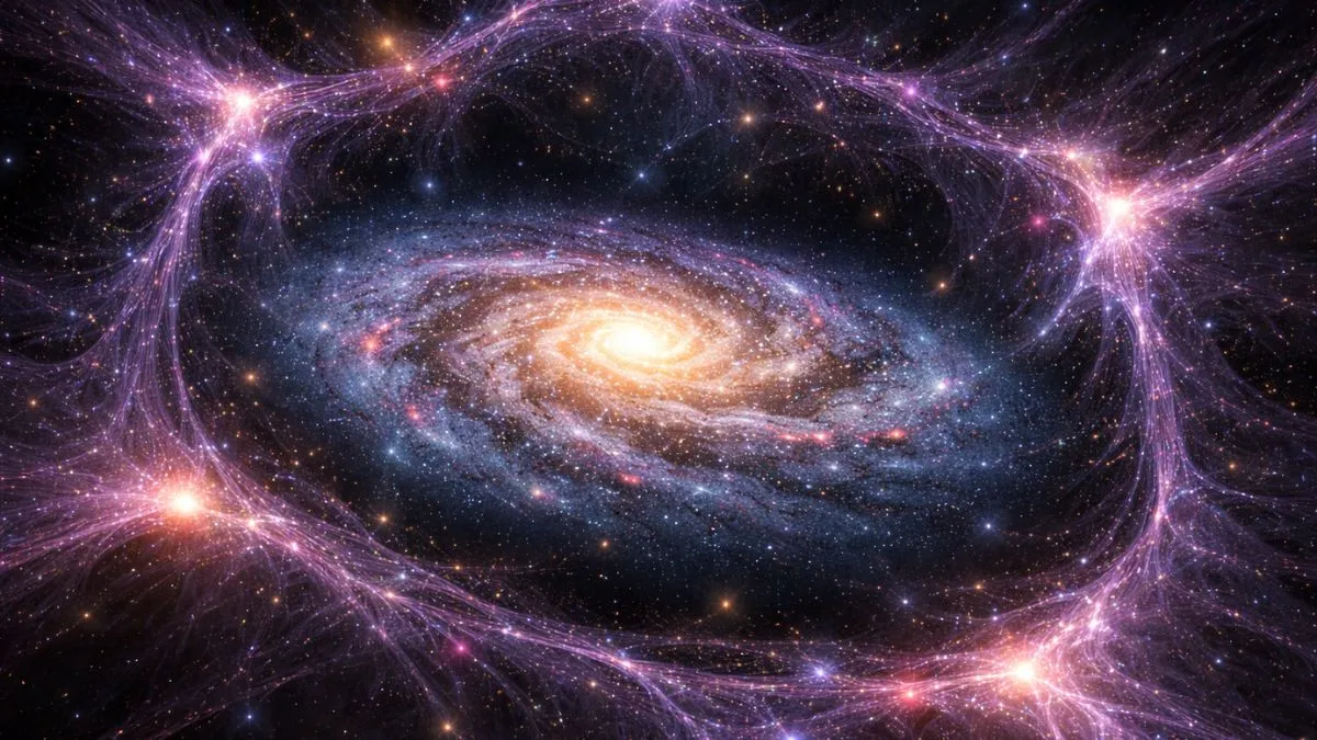 Astronomers Discover the Milky Way Floats Within a Massive Dark Matter Structure Spanning Millions of Light Years