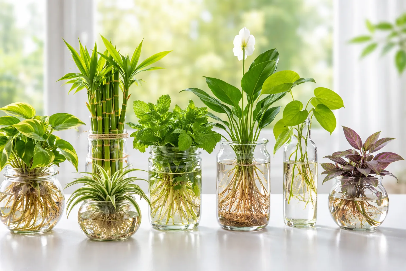 7 Low-Maintenance Plants You Can Grow in Water