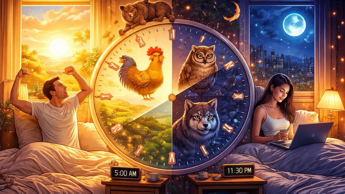 Chronotypes Explained- Why Waking Up at 5 AM Doesn’t Work for Everyone